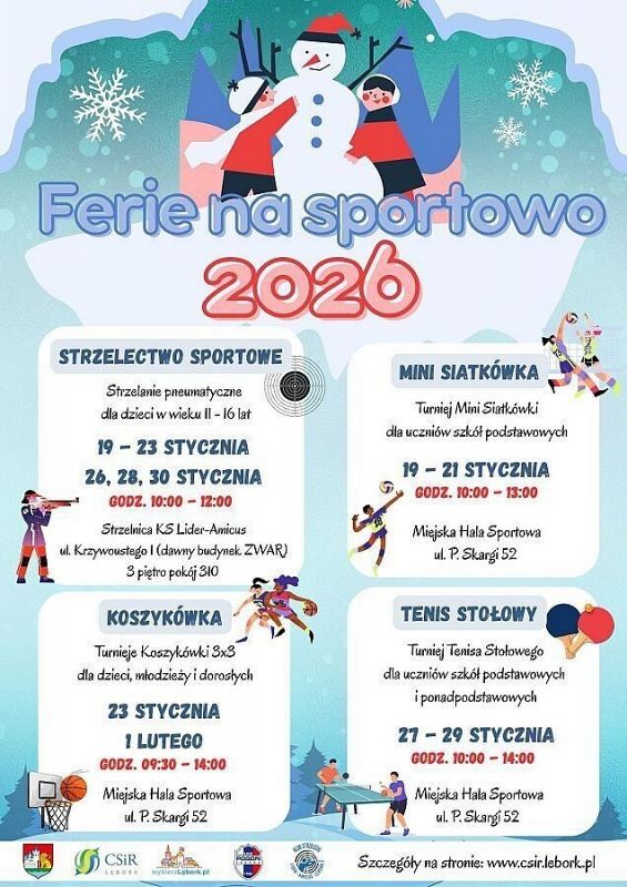 Grafika 1: Ferie na sportowo 2026