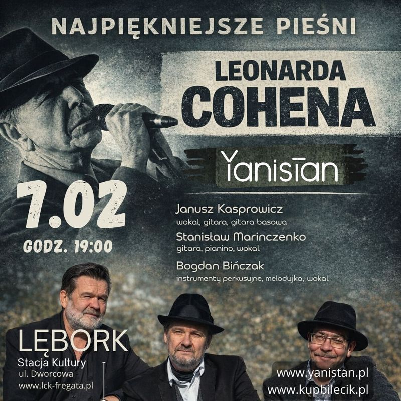 Grafika 1: Najpiękniejsze piosenki Leonarda Cohena