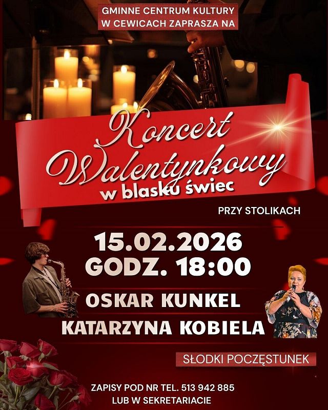Grafika 1: Koncert Walentynkowy w blasku świec