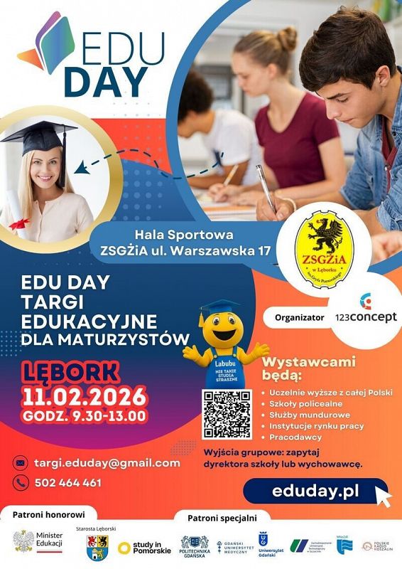 Grafika 1: EDU DAY targi edukacyjne dla maturzystów
