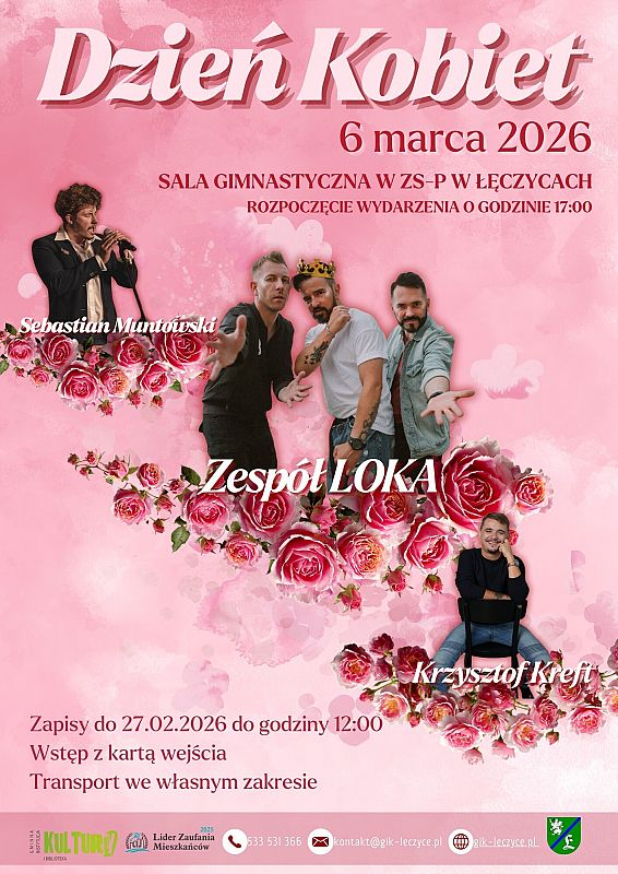 Grafika 1: Dzień Kobiet w Łęczycach