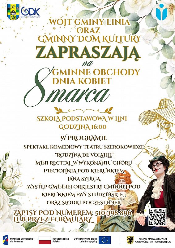 Grafika 1: Gminne Obchody Dnia Kobiet w Lini