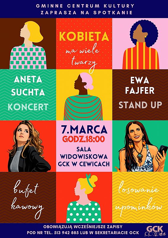 Grafika 1: Spotkanie "Kobieta ma wiele twarzy"