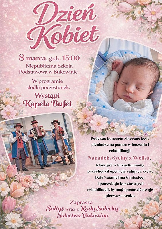 Grafika 1: Dzień Kobiet w Sołectwie Bukowina