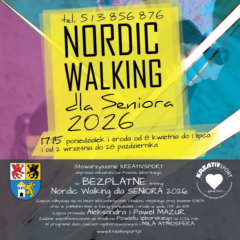 Grafika 1: Nordic Walking dla SENIORA 2026