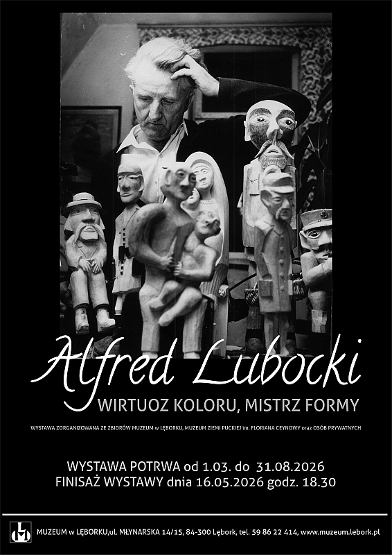 Grafika 1: Alfred Lubocki. Wirtuoz koloru, mistrz formy - nowa wystawa w Muzeum w Galerii Strome Schody