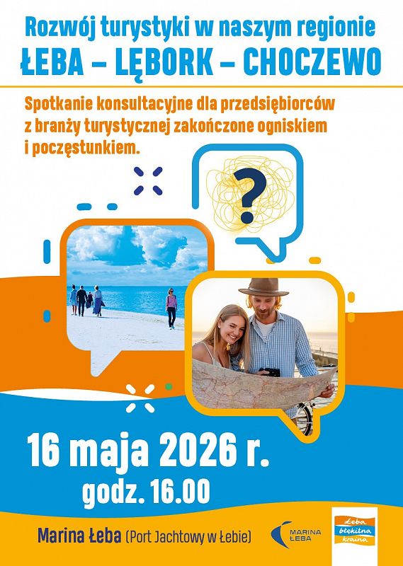 Grafika 1: Spotkanie konsultacyjne dla przedsiębiorców "Rozwój turystyki w naszym regionie"