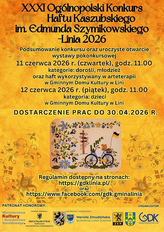 Grafika 1: Podsumowanie konkursu XXXI Ogólnopolskiego Konkursu Im. Edmunda Szymikowskiego oraz uroczyste otwarcie wystawy pokonkursowej
