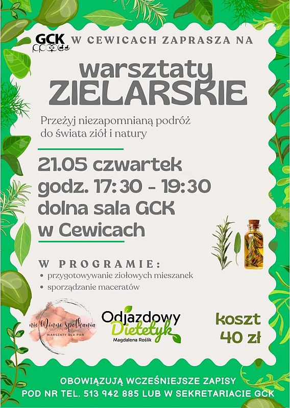 Grafika 1: Warsztaty zielarskie