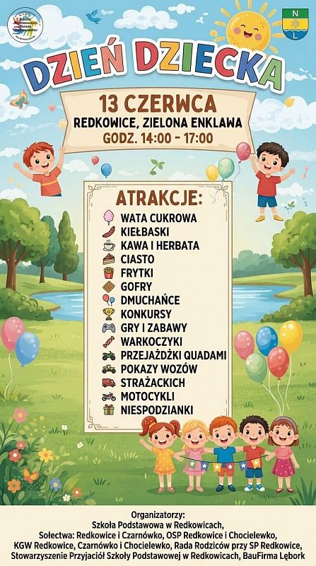 Grafika 1: Dzień Dziecka w Redkowicach