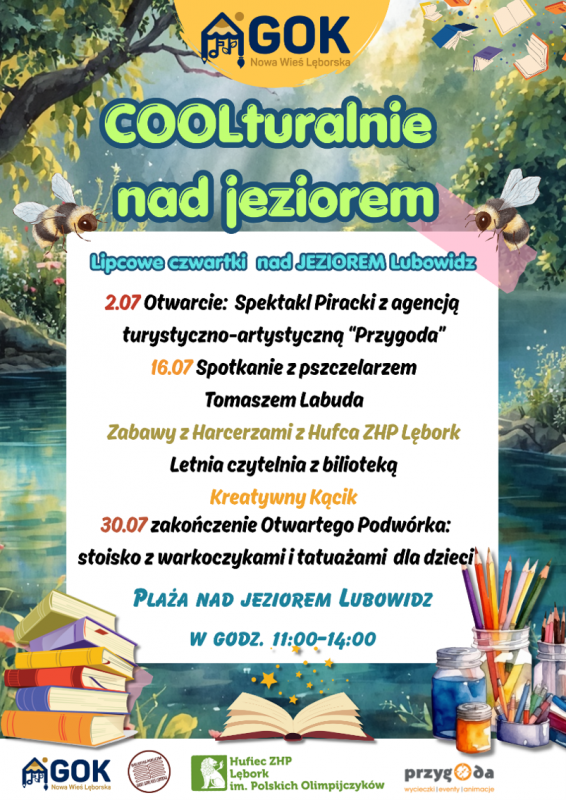 Grafika 1: Lipcowe czwartki nad Jeziorem Lubowidz