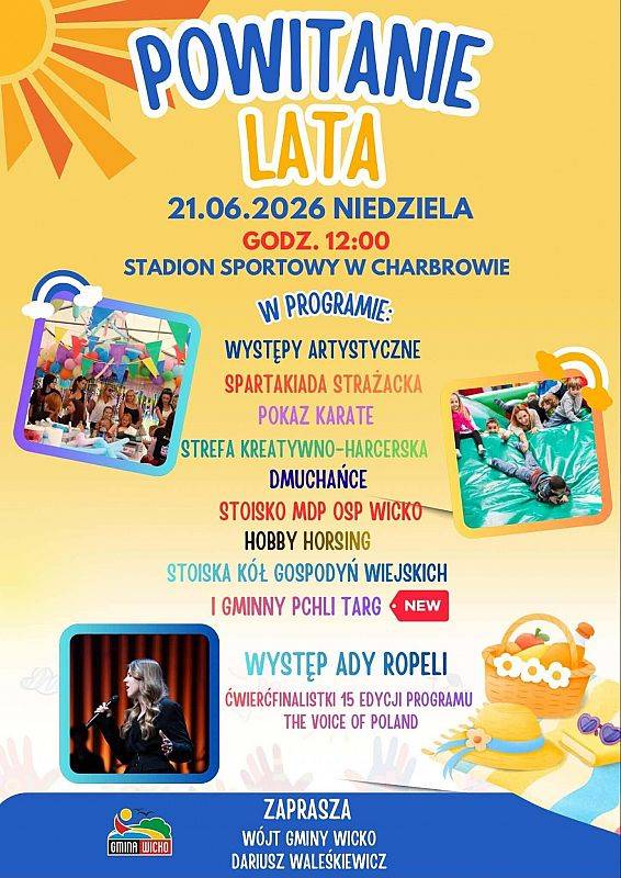 Grafika 1: Powitanie lata w gminie Wicko