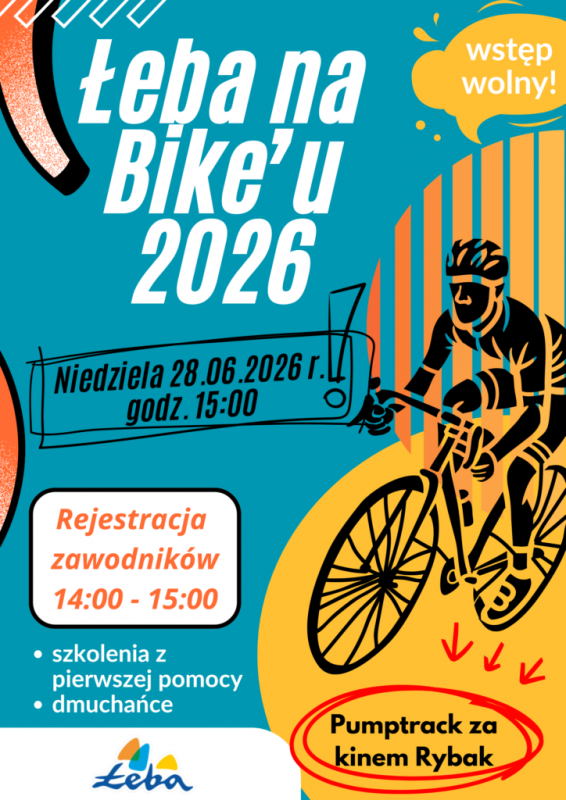 Grafika 1: Łeba na Bike'u – zawody rowerowe