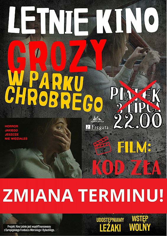 Grafika 1: Letnie kino grozy – pokaz filmu „Kod zła”