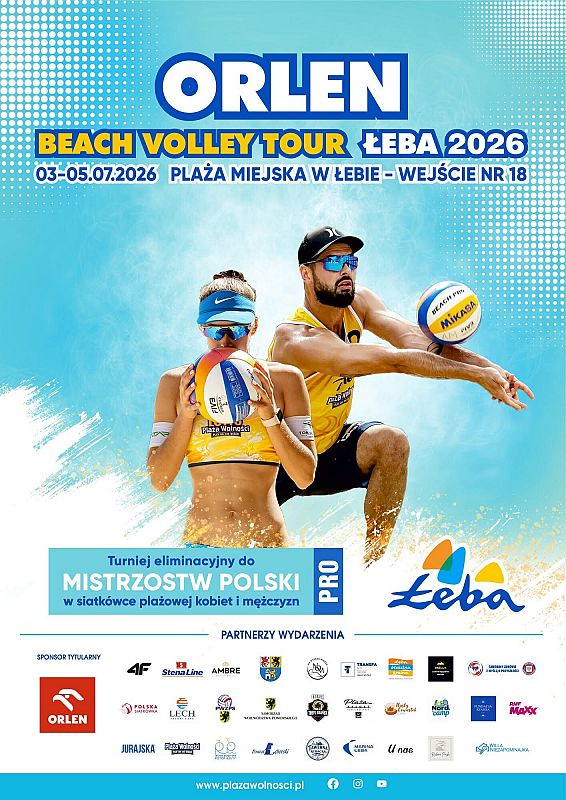Grafika 1: Orlen Beach Volley Tour Łeba 2026