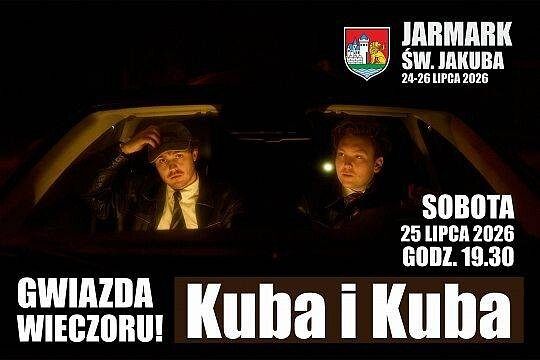 Grafika 1: Jarmark św. Jakuba – koncert duetu „Kuba i Kuba”