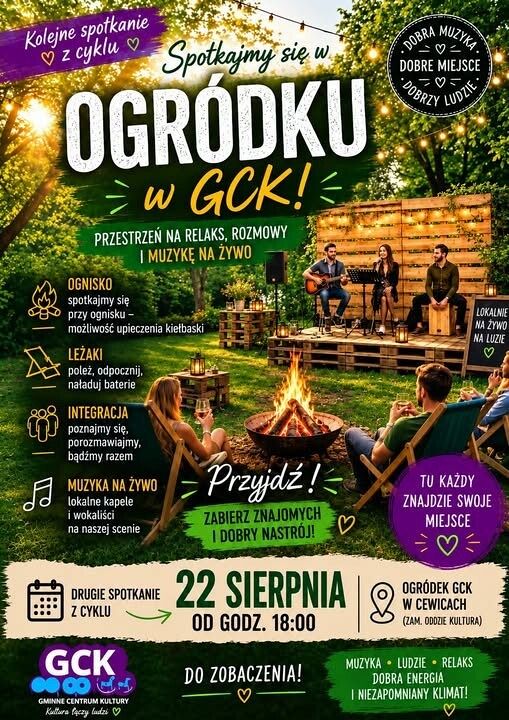 Grafika 1: Spotkajmy się w ogródku part 2 - GCK w Cewicach