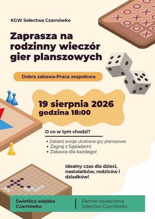 Grafika 1: Rodzinny wieczór gier planszowych