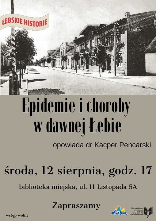 Grafika 1: Epidemie i choroby w dawnej Łebie