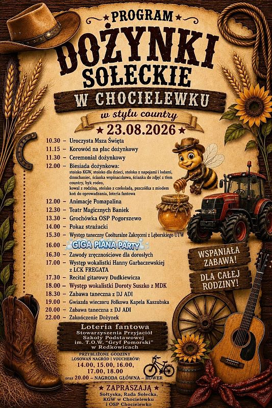 Grafika 1: Dożynki sołeckie w Chocielewku