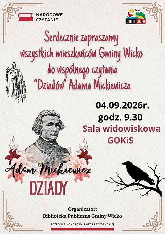 Grafika 1: Narodowe Czytanie W Gminie Wicko
