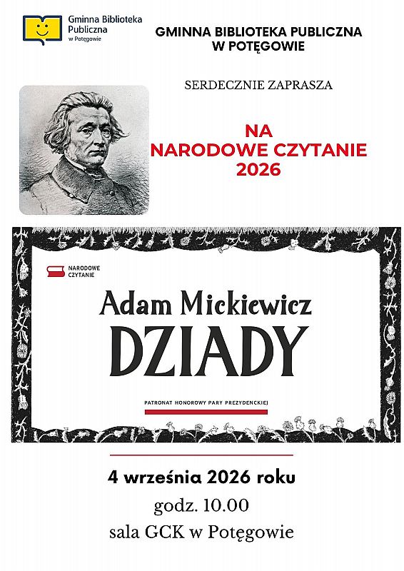 Grafika 1: Narodowe Czytanie W Gminie Potęgowo