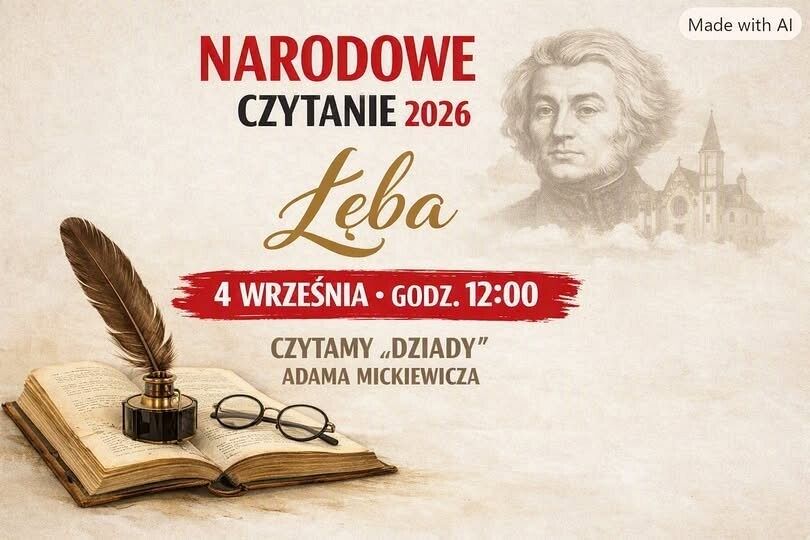 Grafika 1: Narodowe Czytanie W Łebie