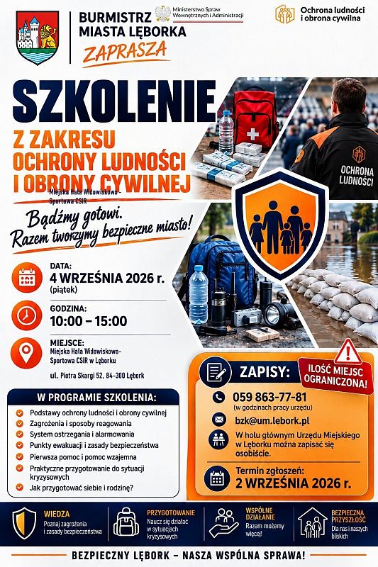 Grafika 1: Szkolenie z Zakresu Ochrony Ludności i Obrony Cywilnej
