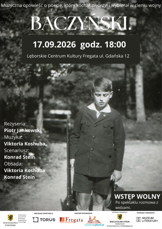 Grafika 1: "Baczyński" – spektakl teatralny