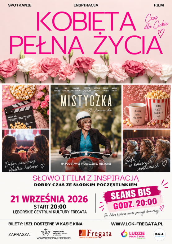 Grafika 1: "Kobieta Pełna Życia" – spotkanie we "Fregacie"