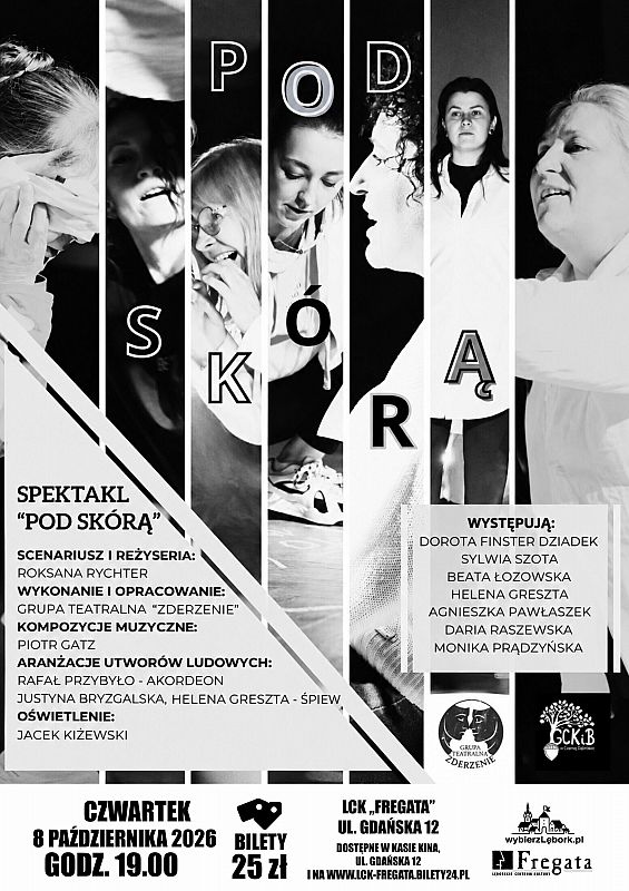 Grafika 1: Spektakl teatralny "Pod Skórą"