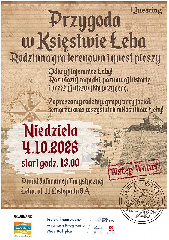 Grafika 1: Quest "Przygoda w Księstwie Łeba!"