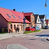 Zabudowa rybacka w Łebie