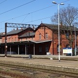 Budynek dworca PKP w Lęborku