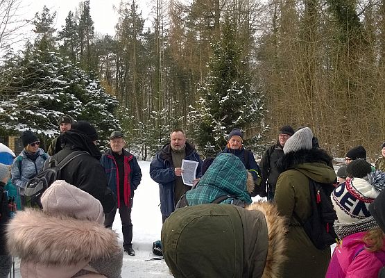 Grafika 1: Nad Jezioro Czarne w śnieżnej bieli