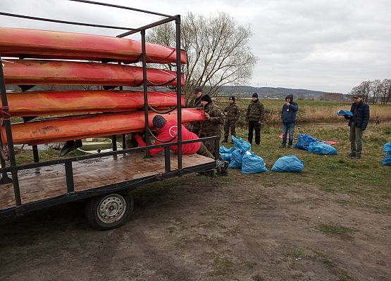 Grafika 9: Mniej odpadów w rzece Łebie
