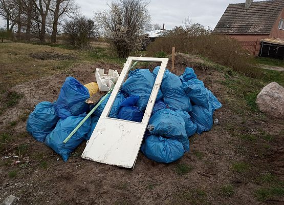 Grafika 11: Mniej odpadów w rzece Łebie