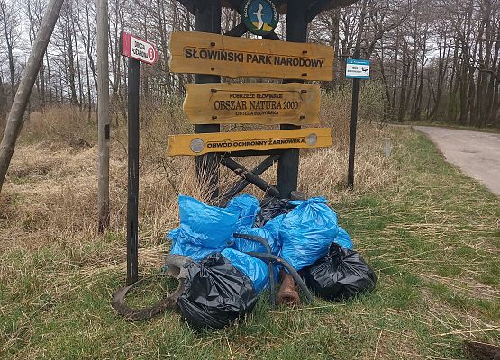 Grafika 13: Mniej odpadów w rzece Łebie