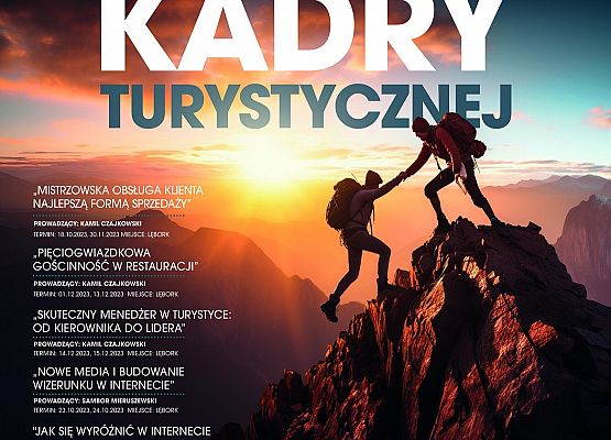 Plakat Szkolenie Kadry Turystycznej grafika