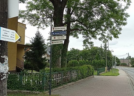 Odnowienie oznakowania szlaku św. Jakuba w powiecie lęborskim#3