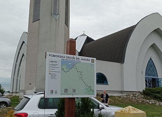 Odnowienie oznakowania szlaku św. Jakuba w powiecie lęborskim#5