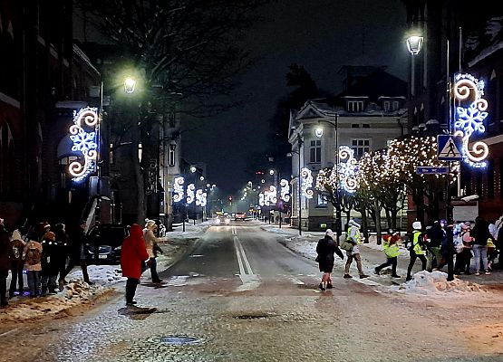 Grafika 1: W wieczornej scenerii po Lęborku