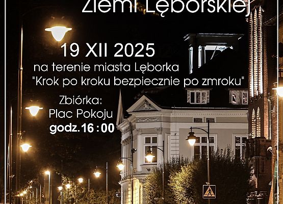 Wędrujemy po Lęborku po zmierzchu! grafika