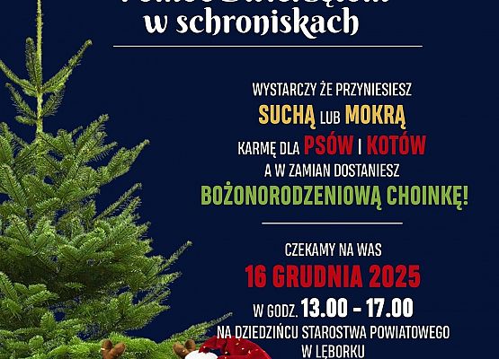 Świąteczna Akcja Pomocy Zwierzętom grafika