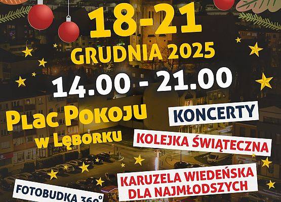 Grafika 1: II Jarmark Bożonarodzeniowy w Lęborku