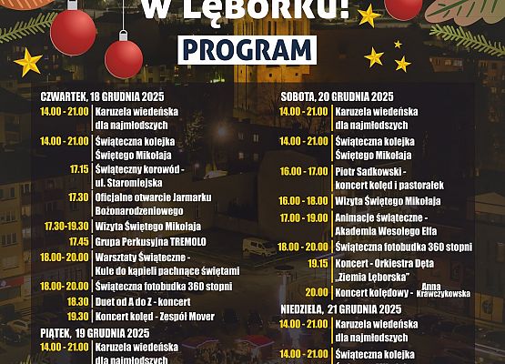 Grafika 2: II Jarmark Bożonarodzeniowy w Lęborku