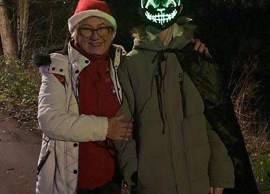 Grafika 13: Wieczorna lęborska wędrówka w świątecznej scenerii