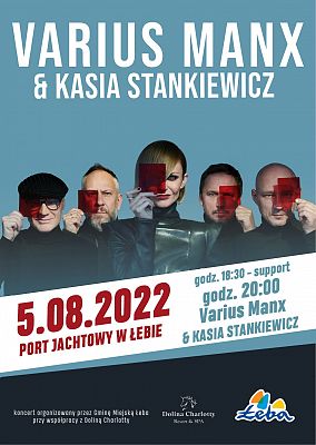 Plakat koncertu grafika