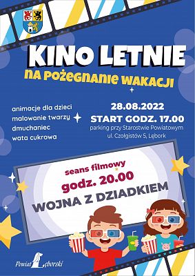 KINO LETNIE na pożegnanie wakacji grafika