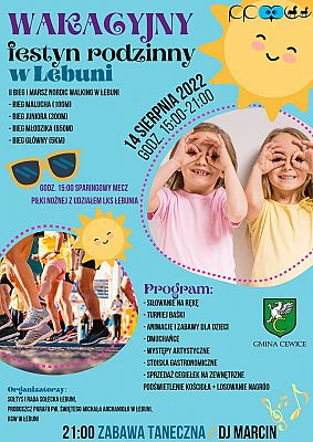 Wakacyjny festyn rodzinny w Łebuni grafika
